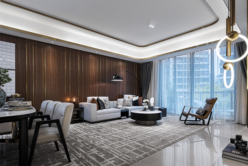 百色101-200平米新中式风格碧桂园复式室内装修设计案例
